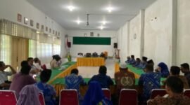 Rapat Koordinasi PHBI Pangkep bahwa salat Idul Fitri 1445 H dipusatkan di Alun-alun Citramas. (Foto: kaukusnews.id-Irfan Jaya)