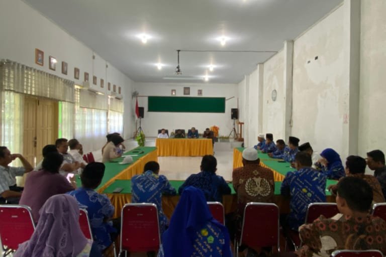 Rapat Koordinasi PHBI Pangkep bahwa salat Idul Fitri 1445 H dipusatkan di Alun-alun Citramas. (Foto: kaukusnews.id-Irfan Jaya)