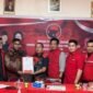 Andi Seto daftar di PDI Perjuangan sebagai bakal calon Wali Kota Makassar, Senin 13 Mei 2024. (Foto: Istimewa)