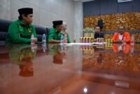 Bakal Calon Gubernur Sulsel Mohammad Ramdhan Pomanto saat menyambangi Kantor DPW PPP Sulsel Jalan Sungai Saddang Lama, beberapa Waktu lalu. Partai Persatuan Pembangunan (PPP), Partai Kebangkitan Bangsa (PKB) dan PDI Perjuangan yang mulai menguat memberikan dukungan kepada Danny Pomanto.