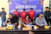Tim Siber Polda Sulsel Bekuk Pelaku yang Fasilitasi dan Endorse Judi Online di Sulsel.