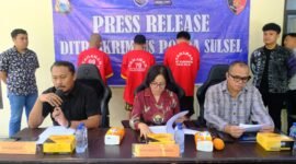 Tim Siber Polda Sulsel Bekuk Pelaku yang Fasilitasi dan Endorse Judi Online di Sulsel.