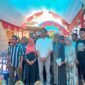 Andi Seto Gadhista Asapa (ASA) bersama kerukunan keluarga Sinjai Haji Marhaban 9 (HM9) di posko pemenangan HM9, Jl. Tallasalapang Raya. 