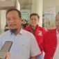 Bakal Calon Gubernur Sulawesi Selatan, Andi Sudirman Sulaiman melakukan sesi wawancara usai mengembali formulir pendaftaran di DPW PSI Sulsel, Selasa 16 Juli 2024. (Foto: Istimewa)