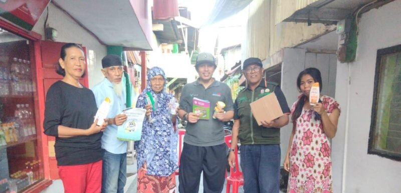 Dinas Lingkungan Hidup (DLH) Kota Makassar mulai kembali mengaktifkan Bank sampah di lorong Wisata Humberg Kelurahan Mariso Kecamatan Mariso Kota Makassar. (Foto: Istimewa)