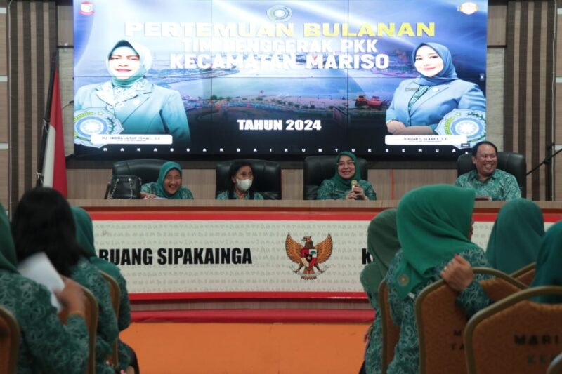 TP PKK Mariso Adakan Rapat Bulanan. (Foto: Istimewa)