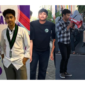 Rezky Hasan (Kiri), M. Fahresi Dg. Kulle (Tengah), Muhammad Rafy (Kanan) Kader HMI Komisariat FTI UMI. (Foto: Istimewa) 