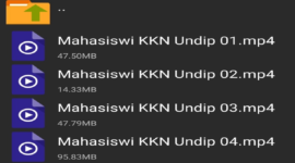 Link Download Video KKN Undip Agustus 2024. (Foto: X)