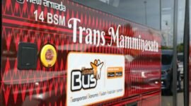 Bus Rute Trans Mamminasata. (Istimewa)
