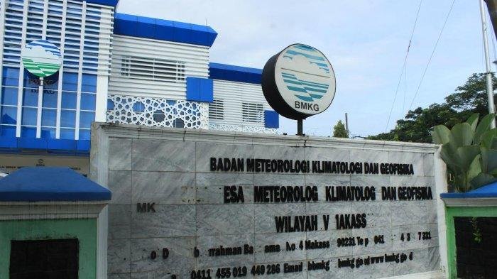 Kantor BMKG Wilayah IV Makassar, Jl Prof Abdurahman Basalamah, Kelurahan Karampuang, Kecamatan Panakkukang, Kota Makassar, Sulawesi Selatan.