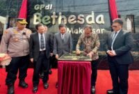 Danny Pomanto Resmikan GPDI Bathesda Makassar Ingatkan Jagai Anakta Lewat Pengenalan Iman (Foto; Istimewa)