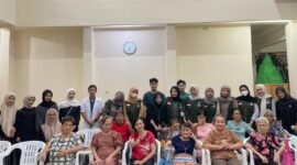 Kohati Cabang Makassar bersama HMI Komisariat FKG UMI adakan baksos di Panti Jompo Werdha Theodora, Jln Sungai Saddang Lama, Kota Makassar, Sabtu (22/3/2025).