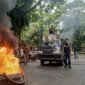 Ratusan Pemuda Pancasila Sulsel Demo di depan kantor PT Wahyu Pradana Binamulia (Foto: Istimewa)