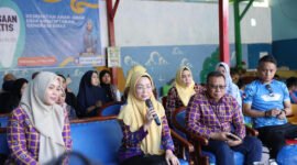 Bunda PAUD Makassar Tinjau Langsung Pemeriksaan Gigi dan Mulut Anak. (ist)