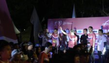 Wali Kota Makassar, Munafri Arifuddin apresiasi warga di Makassar Half Marathon 2025. (ist)