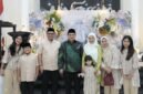 Munafri Arifuddin bersama Ketua TP PKK Makassar, Melinda Aksa, menggelar acara open house di Rumah Jabatan Wali Kota. (ist)