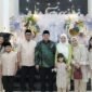 Munafri Arifuddin bersama Ketua TP PKK Makassar, Melinda Aksa, menggelar acara open house di Rumah Jabatan Wali Kota. (ist)