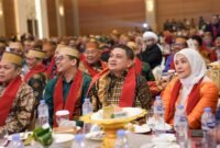 Wali Kota Makassar Munafri Arifuddin bersama Wakil Wali Kota Aliyah Mustika Ilham menghadiri acara Pelantikan Pengurus Pusat KKSS di Jakarta. (ist)