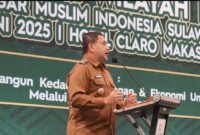 Wali Kota Makassar, Munafri Arifuddin saat menghadiri Muswil Ikatan Saudagar Muslim Indonesia (ISMI) di Hotel Claro. (ist)