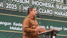 Wali Kota Makassar, Munafri Arifuddin saat menghadiri Muswil Ikatan Saudagar Muslim Indonesia (ISMI) di Hotel Claro. (ist)