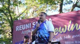 Wali Kota Munafri Lepas Peserta Jalan Sehat SMADA 88 Makassar. (ist)