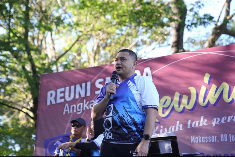 Wali Kota Munafri Lepas Peserta Jalan Sehat SMADA 88 Makassar. (ist)