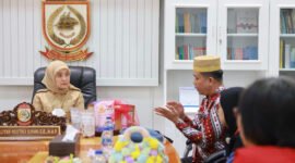 Wakil Wali Kota Makassar, Aliyah Mustika Ilham menerima audiensi dari Komunitas Ridoh Challenge bersama sejumlah pelaku UMKM. (ist)