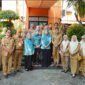 Melinda Aksa bersama pengurus TP PKK tingkat kelurahan dan Kecamatan Mamajang, Mariso, dan Tamalate. (ist)