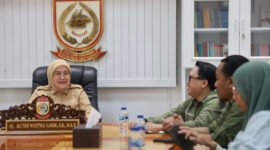 Aliyah Mustika Ilham menerima audiensi dari Asosiasi Konsultan Pajak Publik Indonesia (AKP2I) Pengurus Cabang Makassar. (ist)
