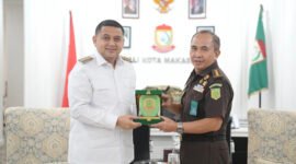 Wali Kota Makassar Terima Kunjungan Kaotmilti IV dan Aspidmil Sulsel. (ist)