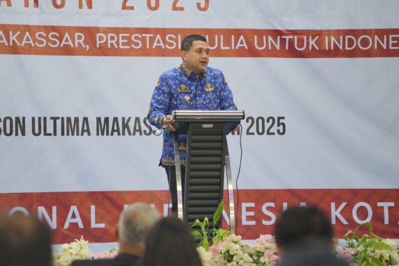 Wali Kota Makassar, Munafri Arifuddin, secara resmi membuka raker Koni. (ist)