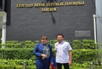 Pemilik Lundra Catering, Sulvicar, melakukan kunjungan resmi ke Kedutaan Besar Republik Indonesia (KBRI) di Bangkok, Thailand, Senin (14/7/2025).