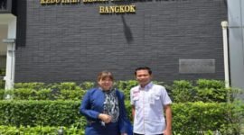 Pemilik Lundra Catering, Sulvicar, melakukan kunjungan resmi ke Kedutaan Besar Republik Indonesia (KBRI) di Bangkok, Thailand, Senin (14/7/2025).