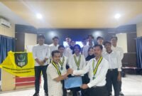 Pelantikan Serikat Mahasiswa Muslimin Indonesian Cabang Makassar.(ist)