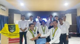 Pelantikan Serikat Mahasiswa Muslimin Indonesian Cabang Makassar.(ist)