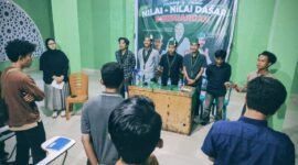 Penutupan TOT NDP Korkom UMI di Sekretariat HMI Cabang Makassar. (ist)